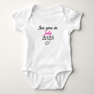 Custom Month, See you in 2025 Baby Newborn Bodysuit