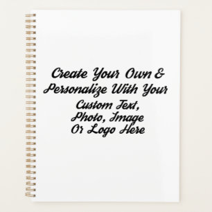 Custom Monthly Planner - Personalised 8x11 Spiral