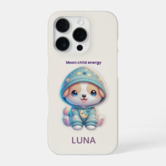 Custom Moon Child Energy Dog Phone Case