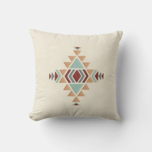 Custom Moroccan Geometric Embroidery Pattern Art Cushion