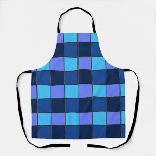 Custom  Mosaic Tile & Pixel Grid Pattern Apron