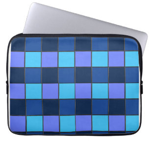 Custom  Mosaic Tile & Pixel Grid Pattern Laptop Sleeve