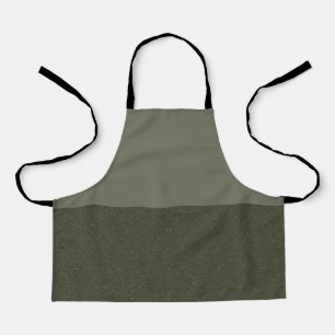Custom Moss Green Apron – Half Noise Effect