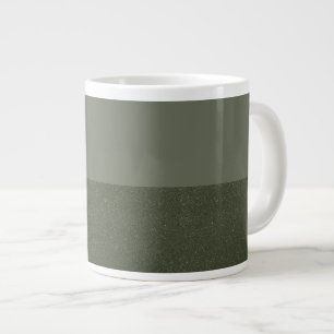 Custom Moss Green Duo-Tone Coffee Mug