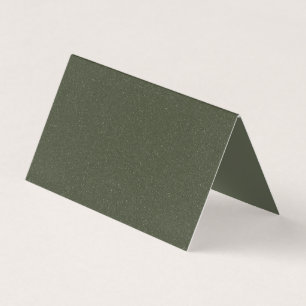 Custom Moss Green Folded Card Bulk