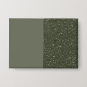 Custom Moss Green Name Tag Button