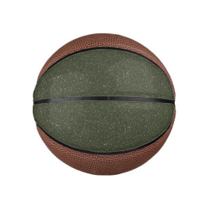 Custom Moss Green Noise Mini Basketball