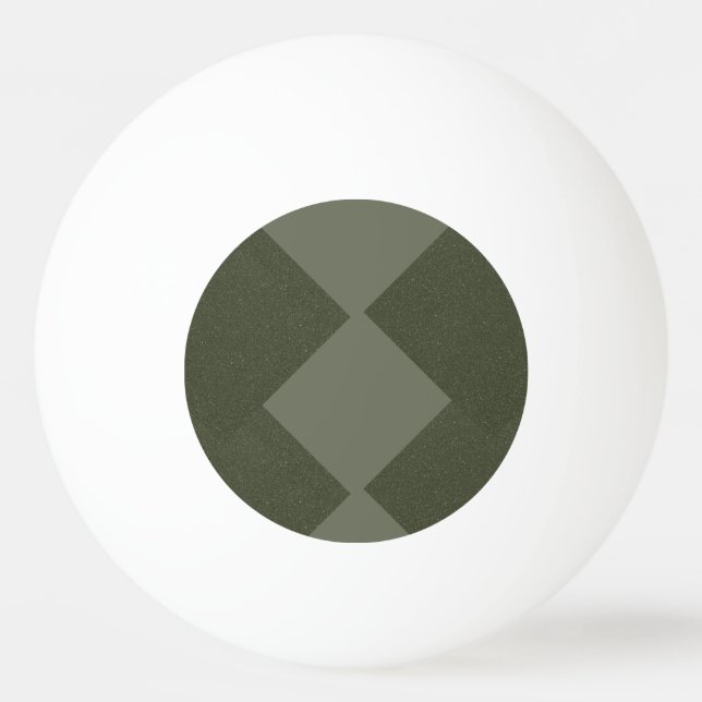 Custom Moss Green Ping Pong Ball (Front)
