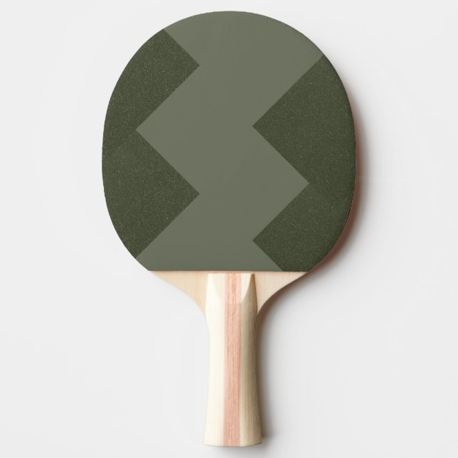 Custom Moss Green Ping Pong Paddle (Front)