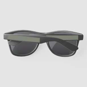Custom Moss Green Plastic Sunglasses Arms