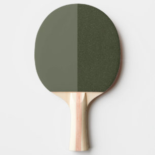 Custom Moss Green Speckled Split Ping Pong Paddle