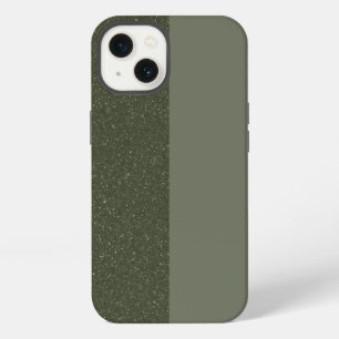 Custom Moss Green Split iPhone 13 Case