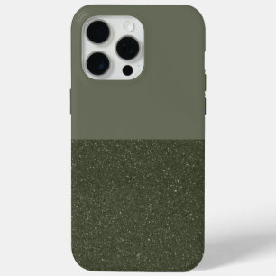 Custom Moss Green Split iPhone Case