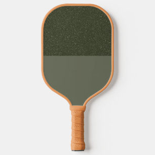 Custom Moss Green Split Texture Pickleball Paddle