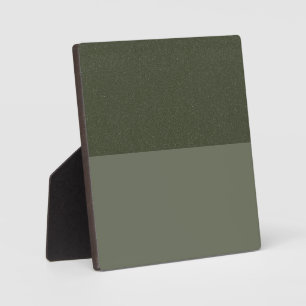 Custom Moss Green Tabletop Plaque with Easel