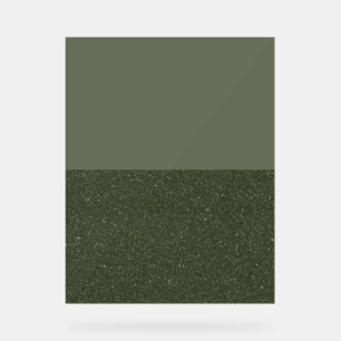 Custom Moss & Texture Acrylic Sign