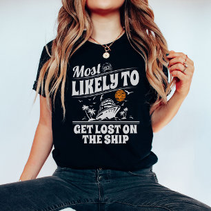 Custom Most Likely to Cruise Matching Group Cruise T-Shirt