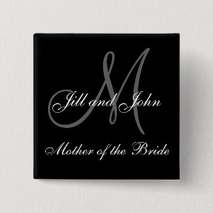 Custom Mother of the Bride Wedding Party Buttons