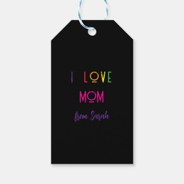 Custom Mother’s Day Gift Tag – Add Name (Front)