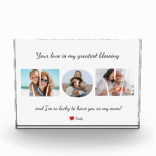 Custom Mother’s Love Photo Block