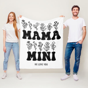 Custom Mothers Day Fleece Blanket