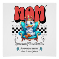 Custom Mothers Day Gift, Cute Mum Duck