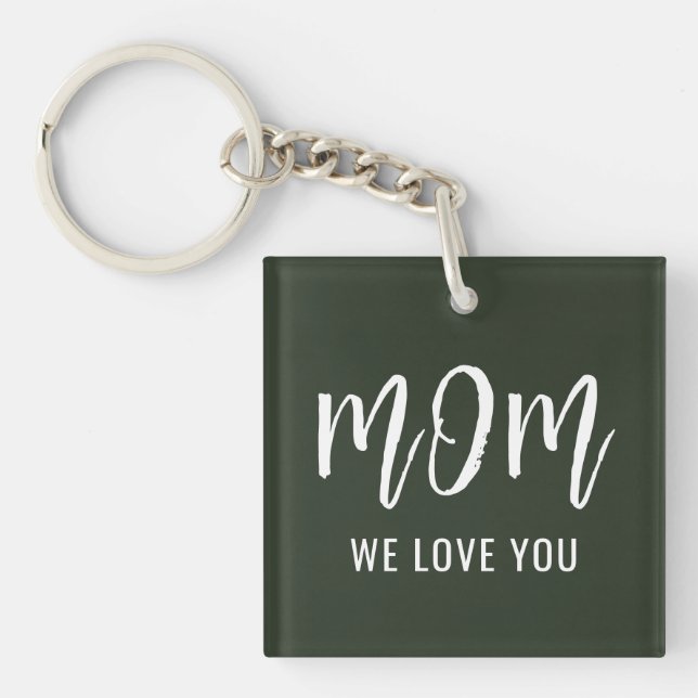 Custom Mothers Day Gift Key Ring (Front)