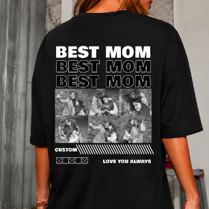 Custom Mothers Day photo Shirt, Personalised 90s T-Shirt