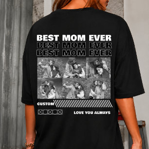 Custom Mothers Day photo Shirt, Personalised 90s T-Shirt
