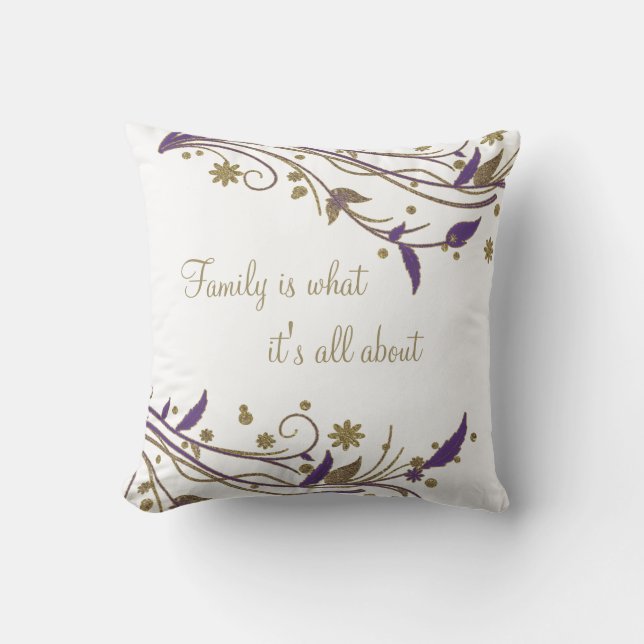 Custom Mother's Day Throw Pillows (Front)