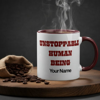 Custom Motivational Quote Confidence Gift Him Her Mug