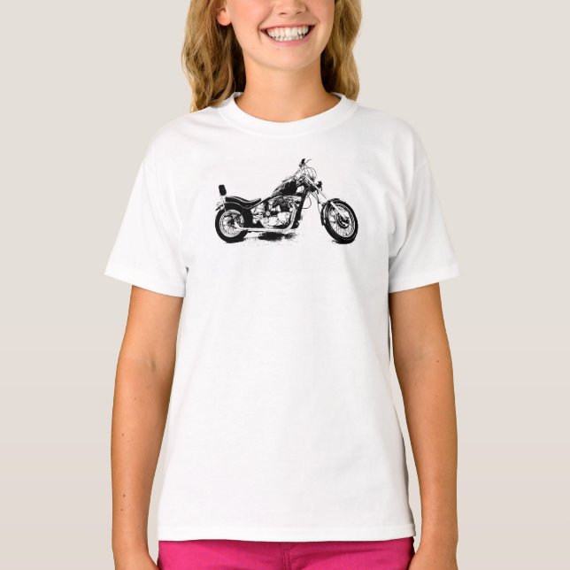 Custom Motorcycle Tee Shirt (Front)