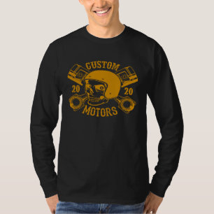 Custom Motorrad Bau & Reparatur Bike Motor Racing T-Shirt