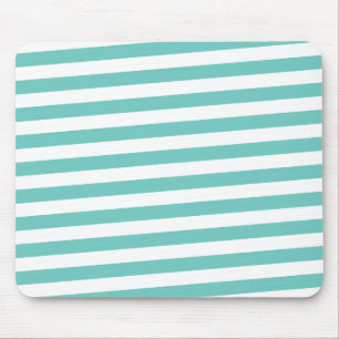 Custom Mouse Pad Abstract Stripes Aqua