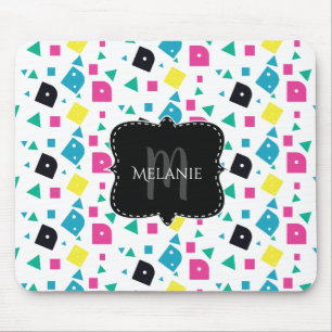 Custom Mouse Pad Geometric Dice Colourful
