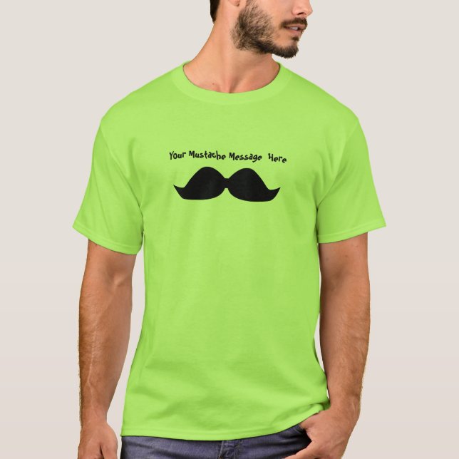 Custom Moustache Shirt (Front)