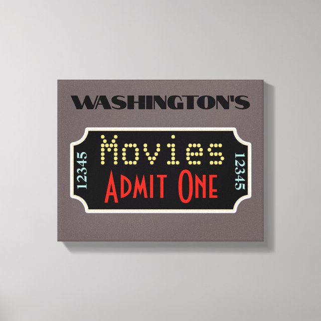 Custom Movie Theatre Cinema Art Sign (Front)