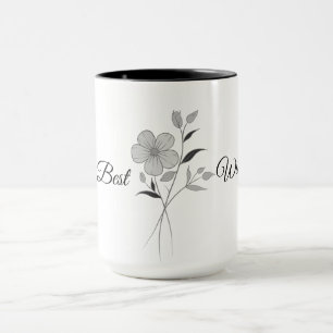 Custom Mug Personalised Christmas Gifts, Flower