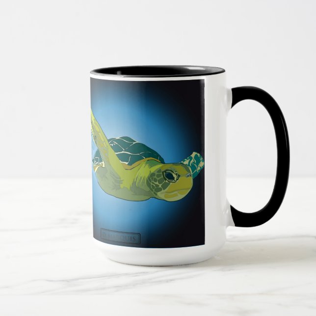CUSTOM MUG- SEA TURTLE MUG (Right)