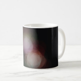 Custom mug with bokeh effect photo