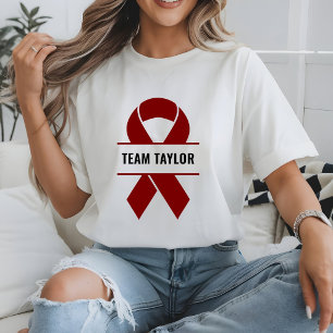 Custom Multiple Myeloma Cancer Awareness Support T-Shirt