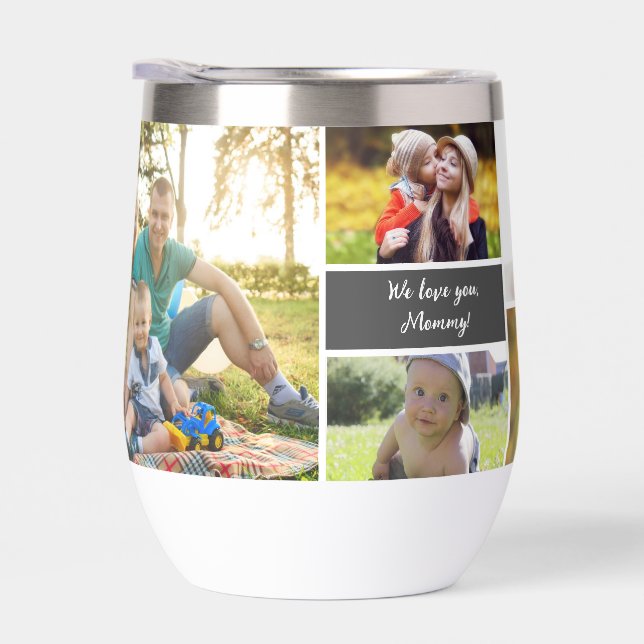 Custom Multiple Photos We love you Mummy Gift (Right)