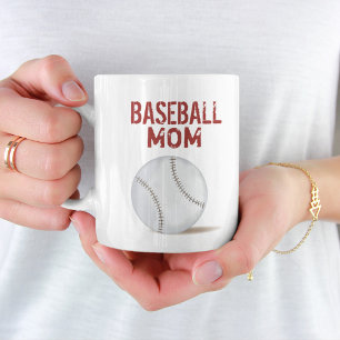 Custom Mum Baseball Personalised Player Coffee Mug