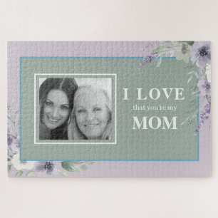 Custom Mum Daughter Photo  Jigsaw Puzzle