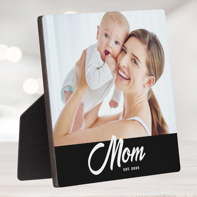 Custom Mum Established Modern Script Plaque (Creator Uploaded)