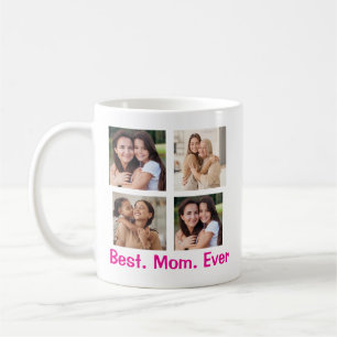 Custom Mum Photo Coffee Mug Best. Mum. Ever. Gift