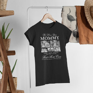 Custom Mum Photo Collage T-Shirt