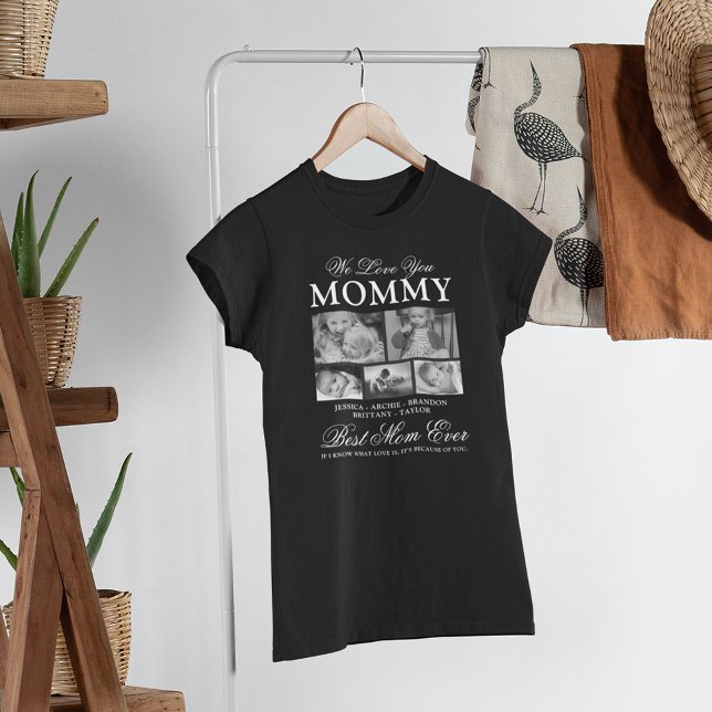 Custom Mum Photo Collage T-Shirt (Creator Uploaded)