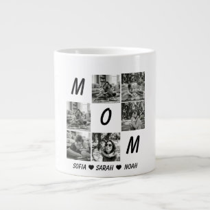 Custom Mum Photo Mug: Personalised Mothers Day Large Coffee Mug