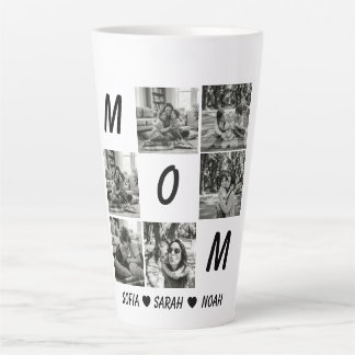 Custom Mum Photo Mug: Personalised Mothers Day Latte Mug
